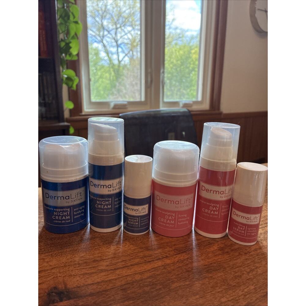 6 Lot Of SKINN DermaLift Night & day‎ Cream Neck & 3D Lifting Eye Serum SEALED